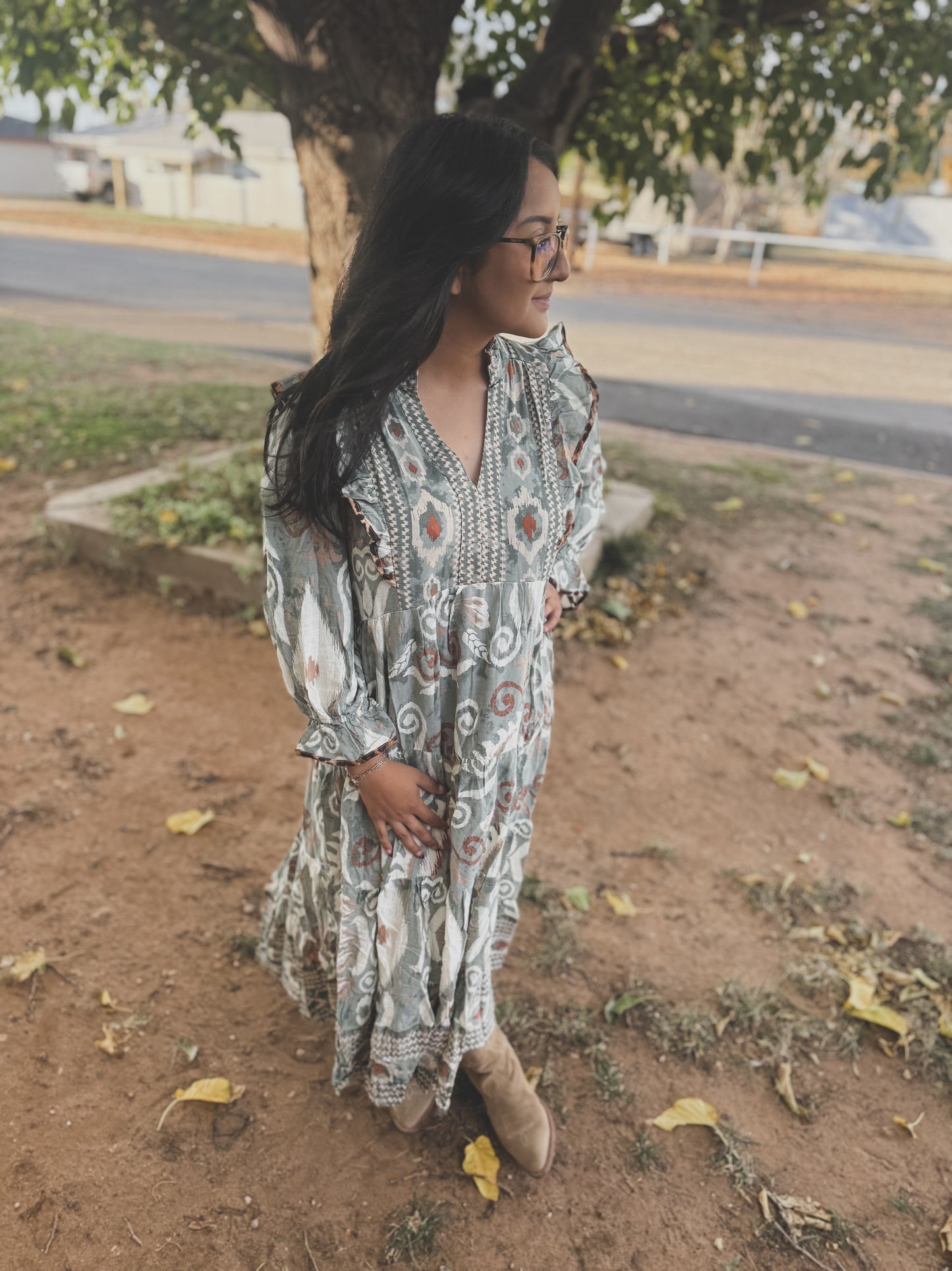 Sage & Sundown Dress