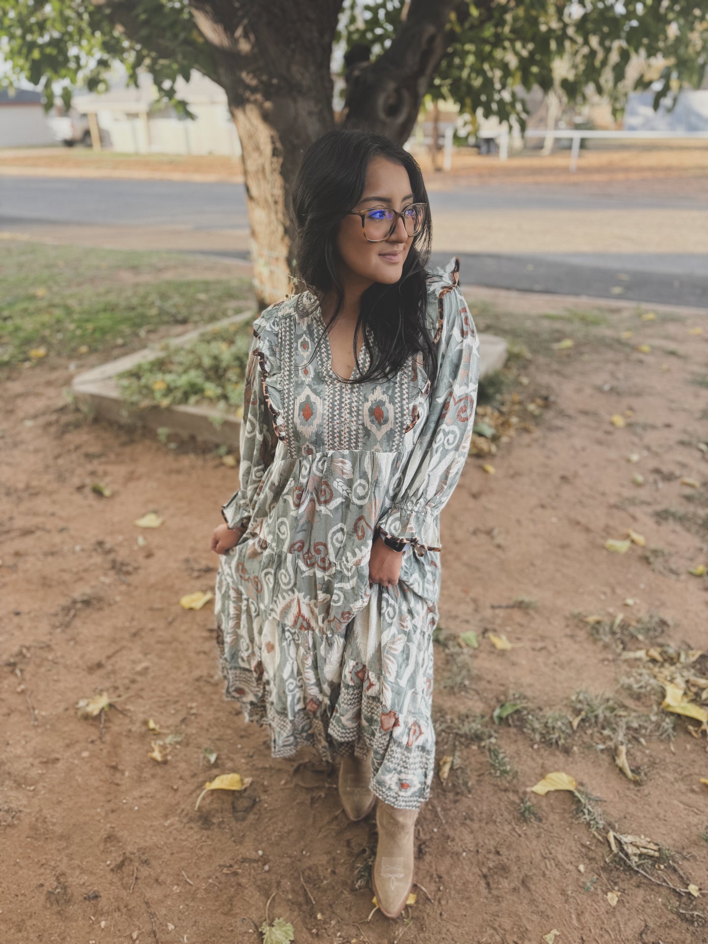 Sage & Sundown Dress