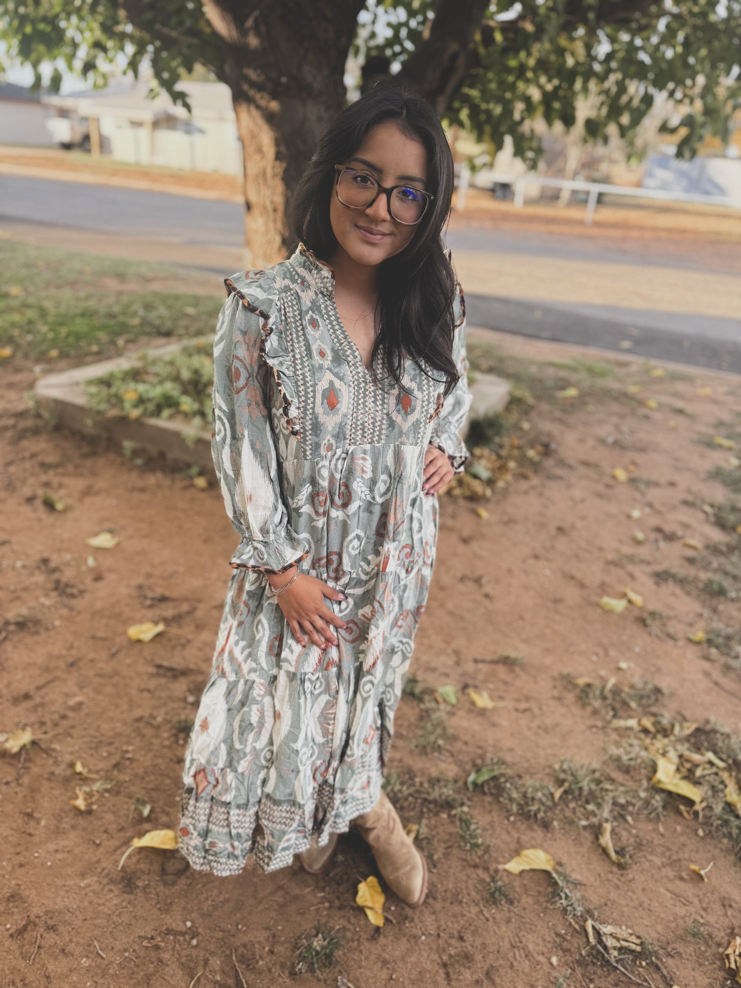 Sage & Sundown Dress