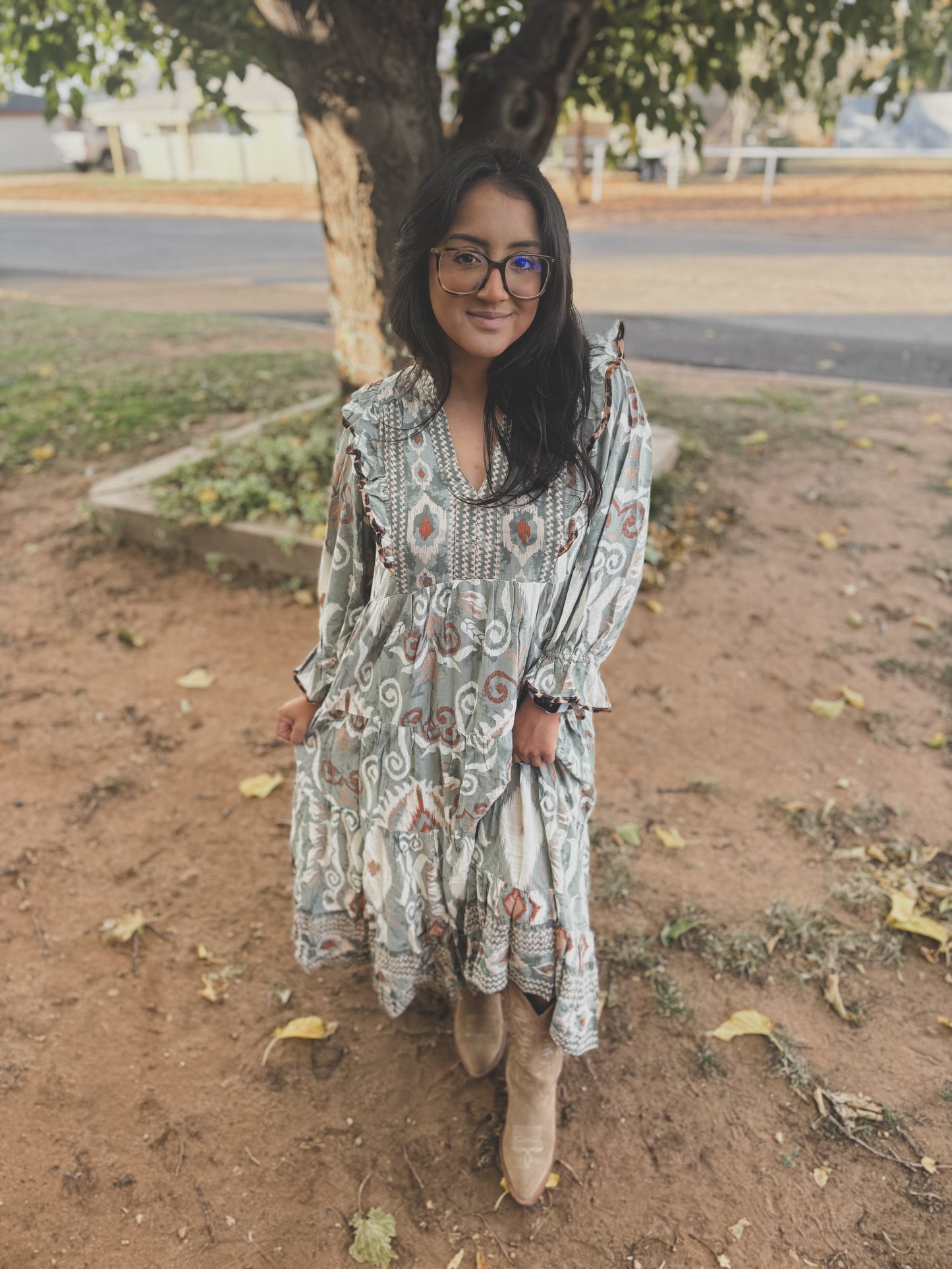 Sage & Sundown Dress