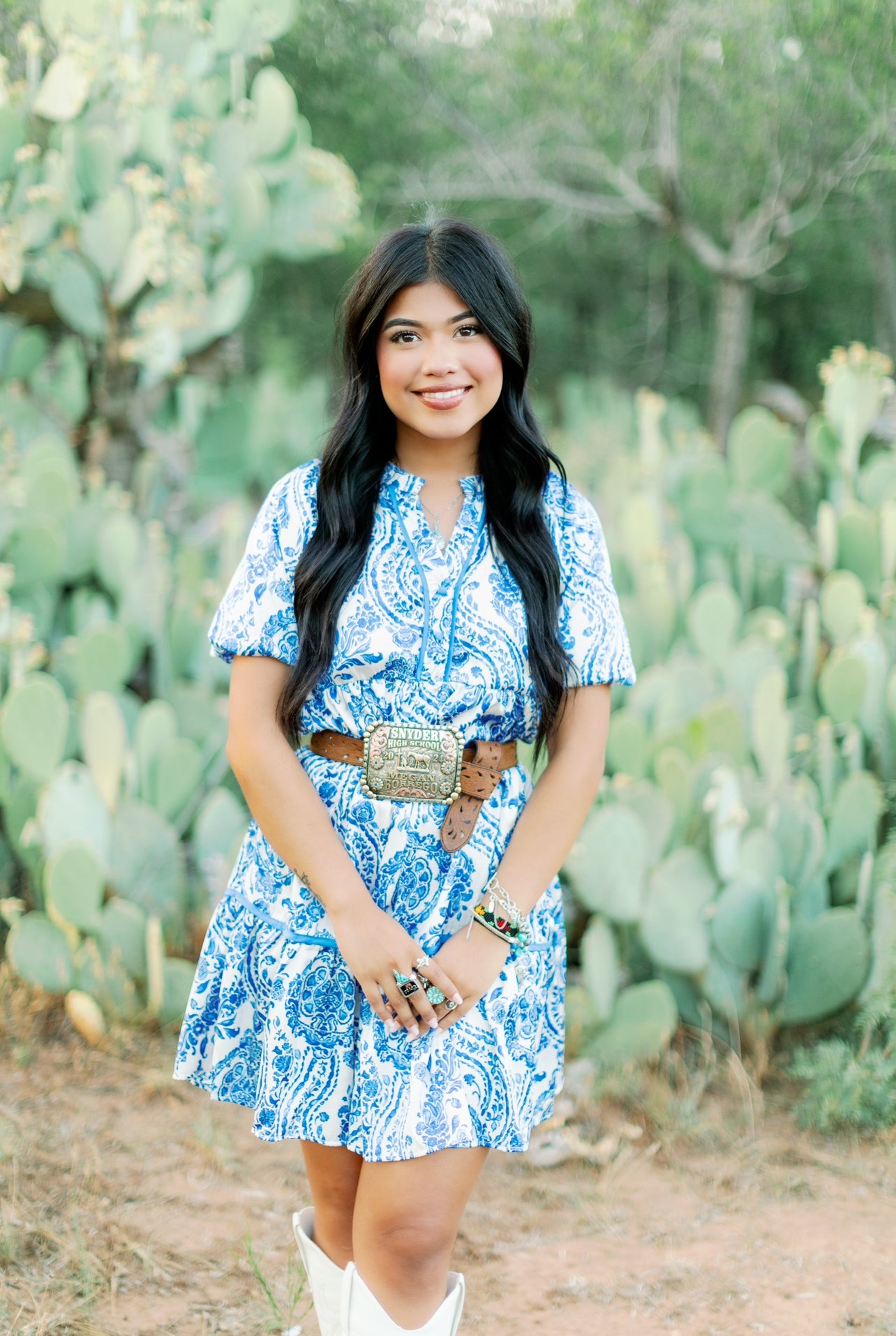 Classy Azul Dress