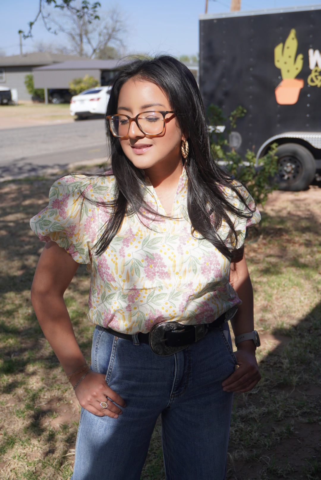 Floral Bloom Top