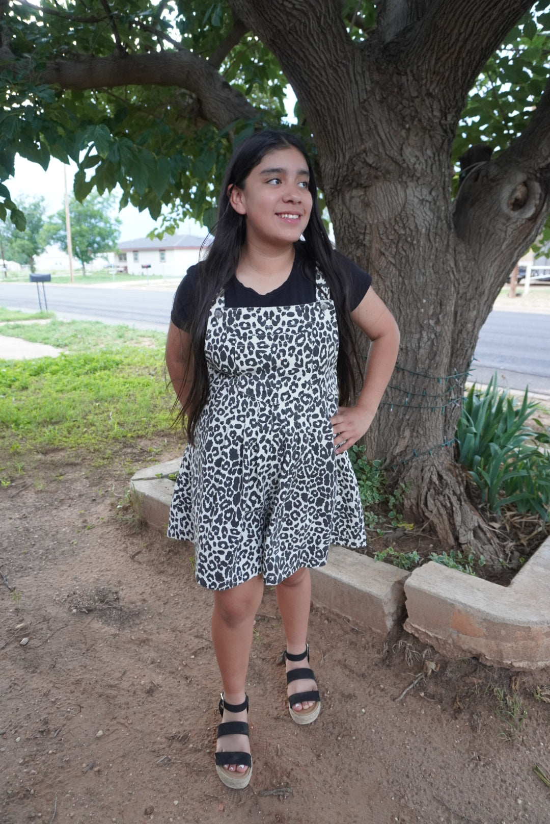 The Rodeo Leopard Romper
