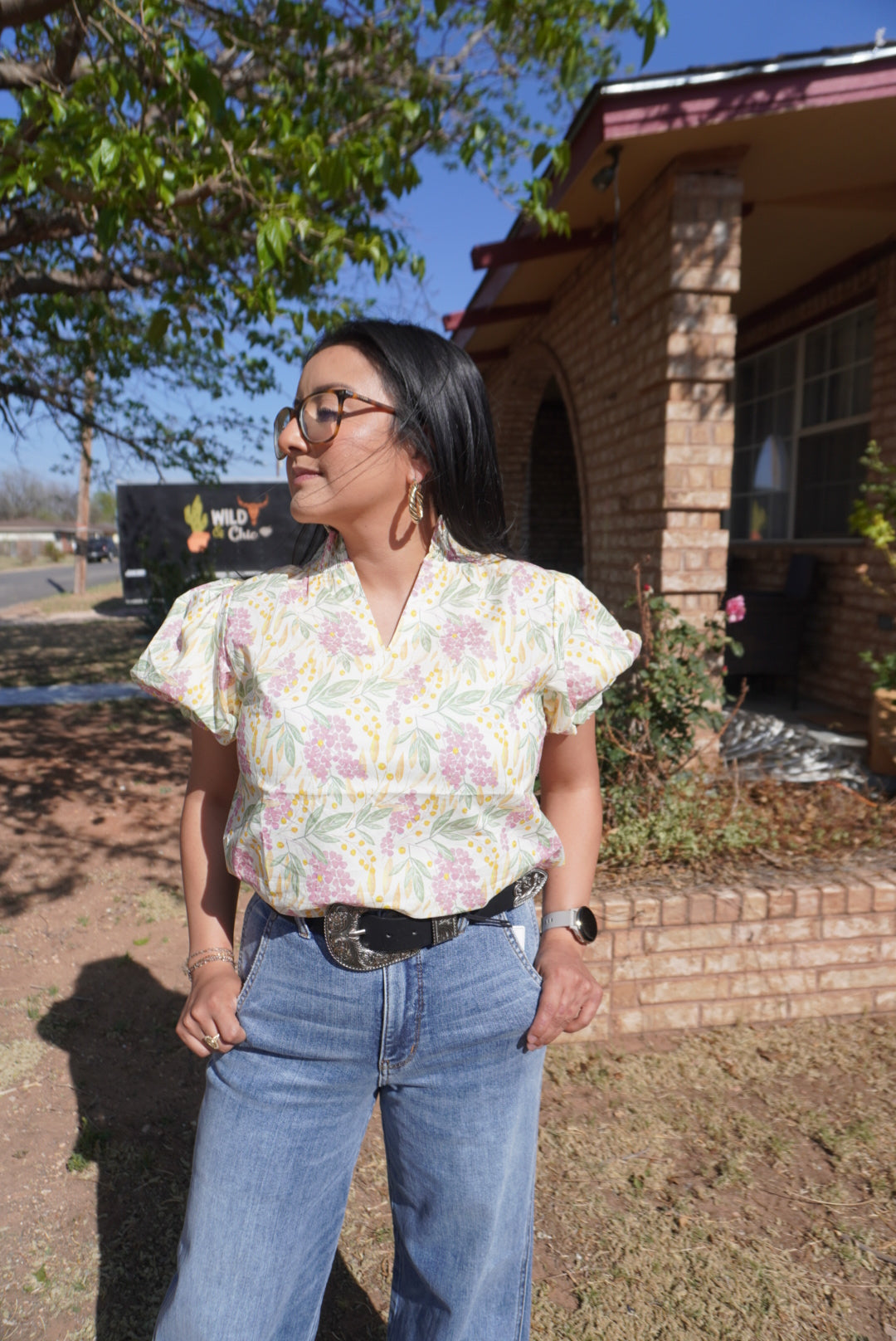 Floral Bloom Top