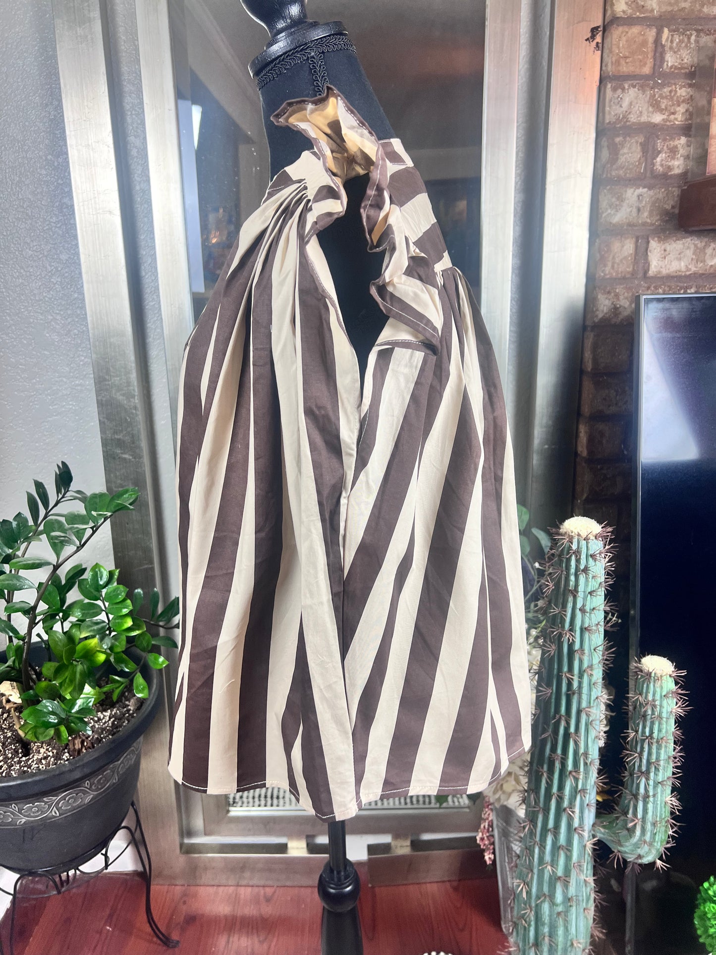 Sierra Striped Flutter Top
