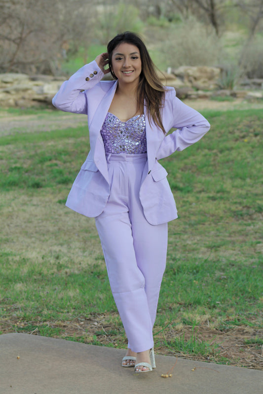 Lavish Lavender Business Pants