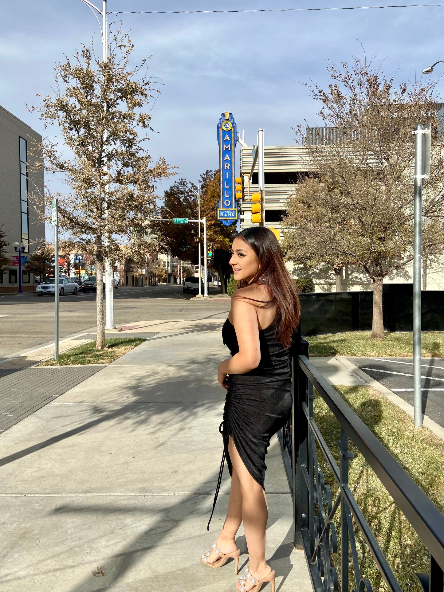 Black Party One Shoulder Dress