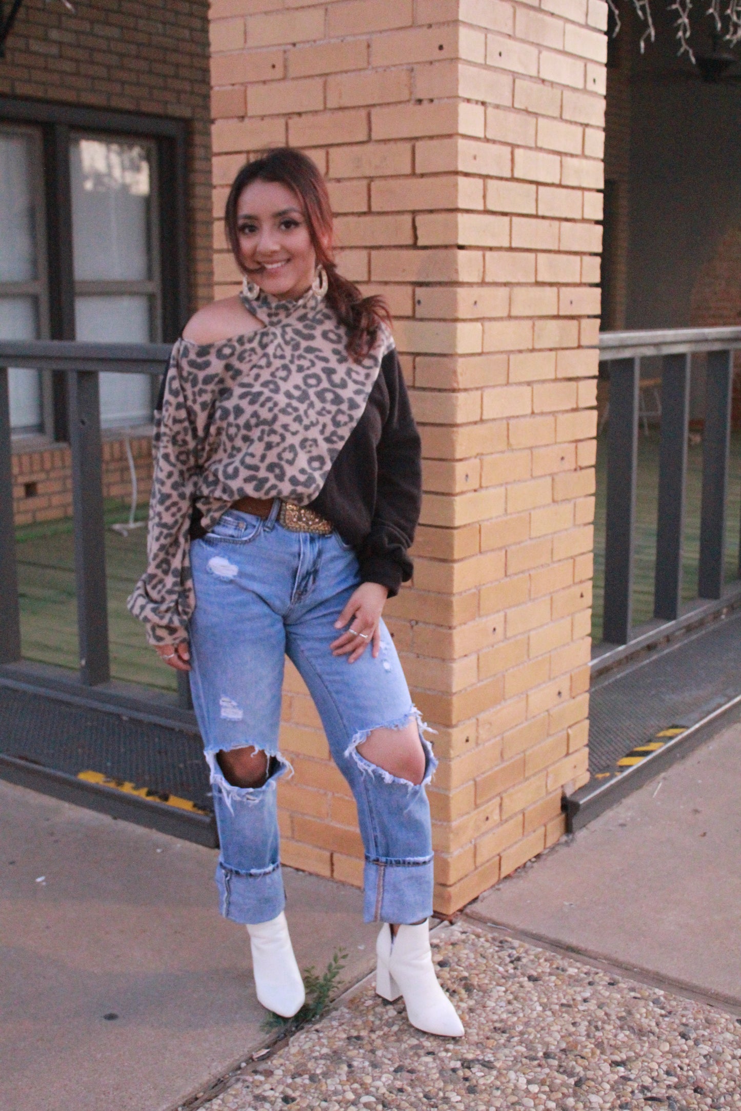 Cozy Days Leopard Sweater