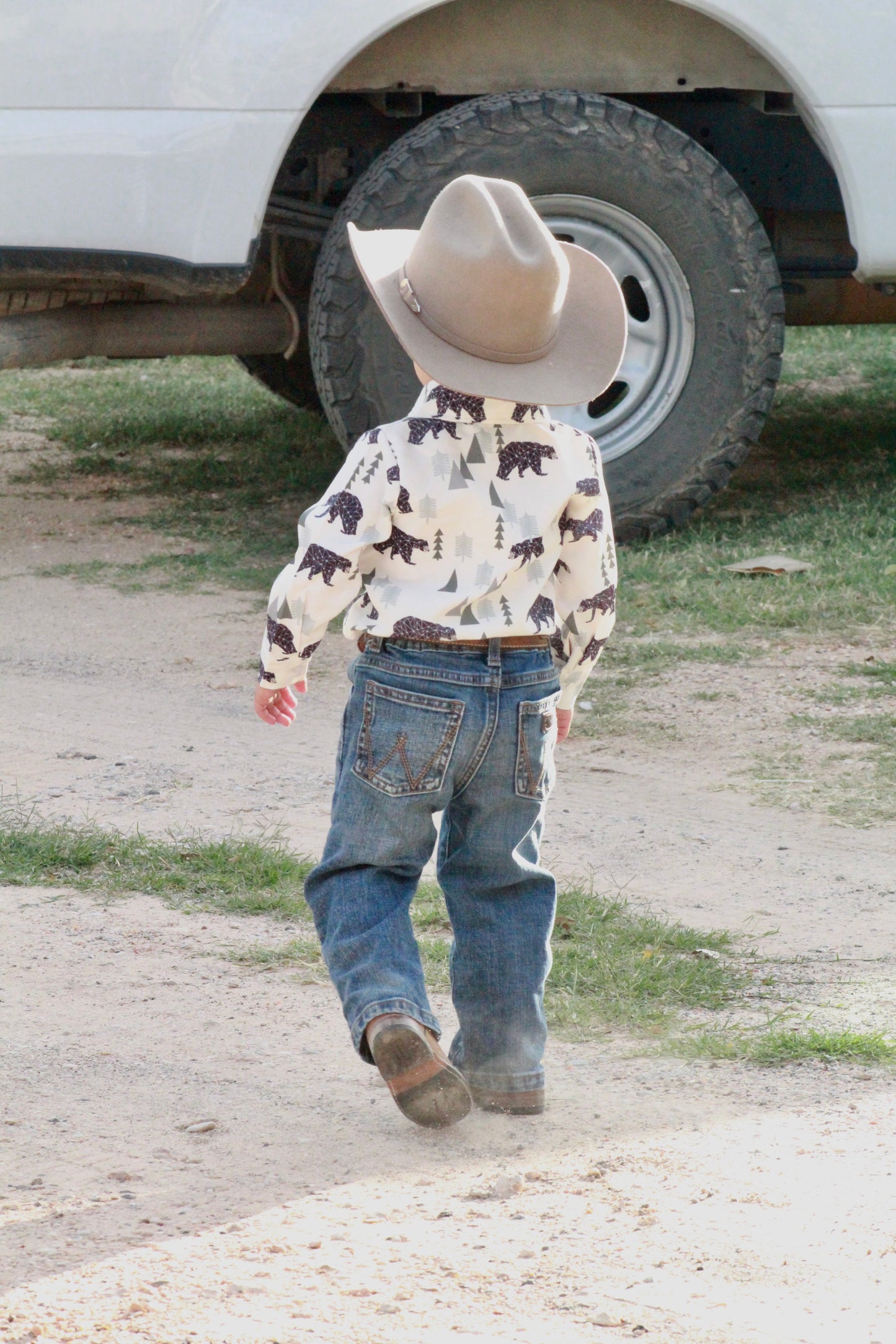 Printed Button Down Shirt