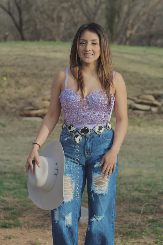 Rhinestone Cowgirl Corset