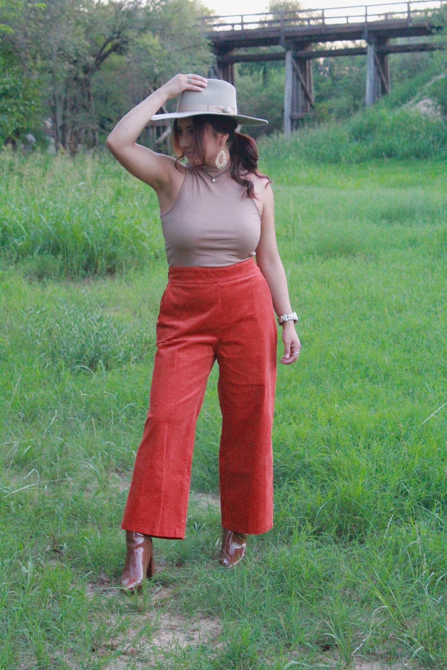 Pumpkin Patch Velvet Pants