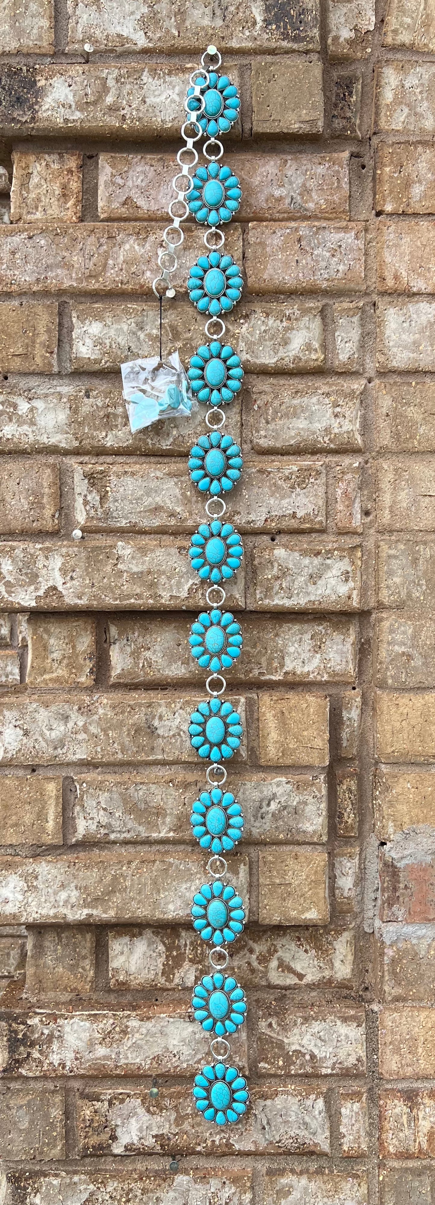 Turquoise Concho Belt